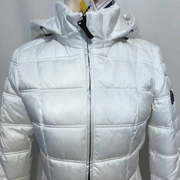 Nautica NWT White Puffer Water Resistant Jacket Women Various - Picture 3 of 16